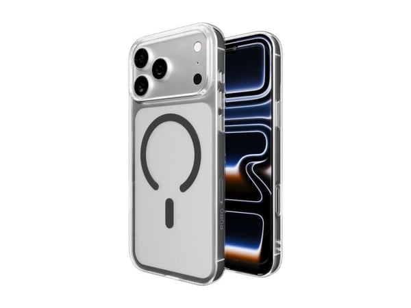 PURO PUIPC17P63LITEMDKGR, Suojus, Apple, iPhone 17 Pro, Harmaa, Läpinäkyvä