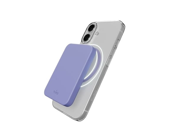 Puro Lite Mag TPU+PC-kompatibelt etui med MagSafe for iPhone 17 - gjennomsiktig med rosa ring