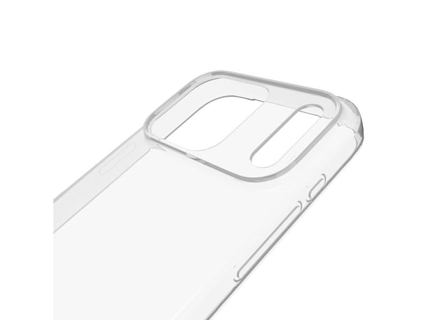 Puro 0.3 Nude ultratunt TPU-skal till iPhone 17 Pro Max - transparent