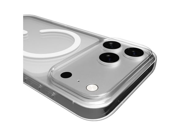 Puro 0,3 MAG Ultra-Slim TPU-etui kompatibelt med MagSafe for iPhone 17 Pro Max - gjennomsiktig