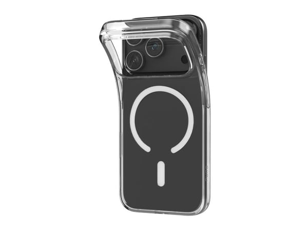 Puro 0,3 MAG Ultra-Slim TPU-etui kompatibelt med MagSafe for iPhone 17 Pro - gjennomsiktig