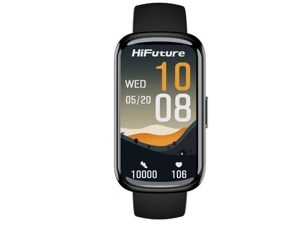 HiFuture älykello EVO2 musta/musta(HSSW6BK)