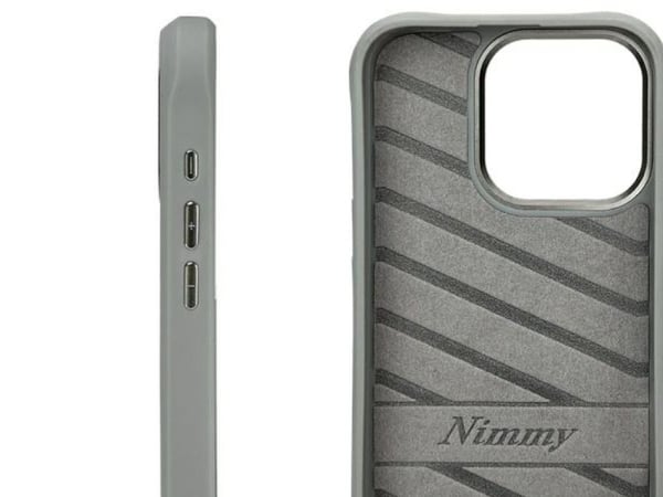 Nimmy Apple iPhone 16 Pro 6,3" skal mobilskydd grå Glasses Cool Cat