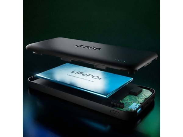 SBS TTBB10000PO4K, 10000 mAh, litiumjernfosfat (LiFePO4), svart