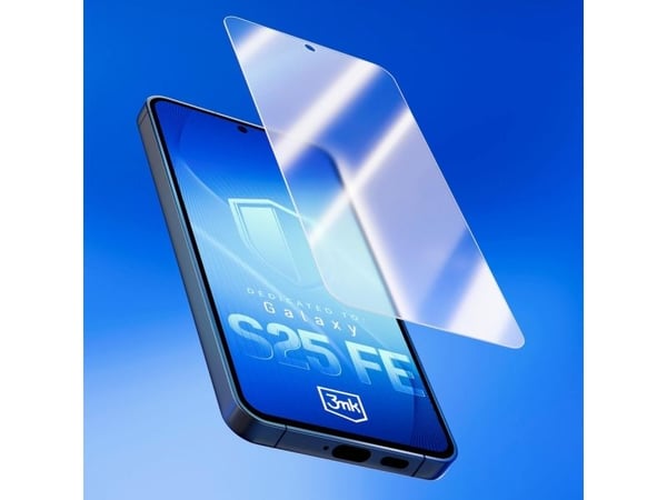 Hybrid 3MK skjørt av fleksibelt glass for Samsung Galaxy S25 FE