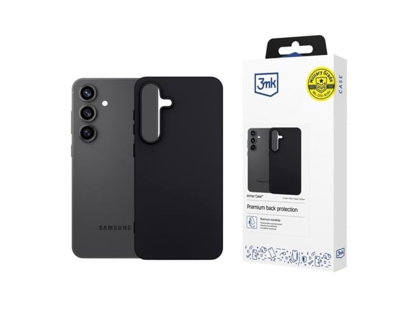 3MK mattapintainen kotelo Samsung Galaxy S25 FE, musta