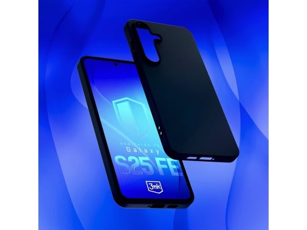 3MK mattapintainen kotelo Samsung Galaxy S25 FE, musta