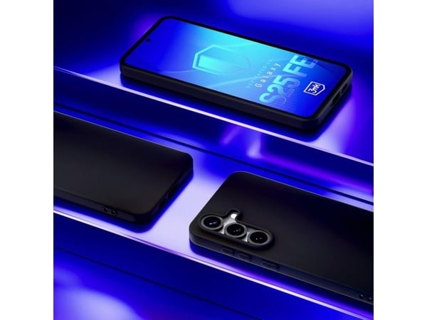 3MK mattapintainen kotelo Samsung Galaxy S25 FE, musta