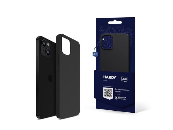 3mk Hardy Silicone MagCase för iPhone 14 Plus - Grå
