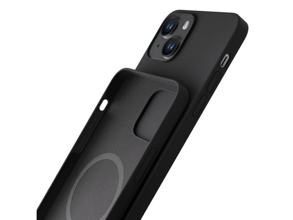 3mk Hardy Silicone MagCase för iPhone 14 Plus - Grå