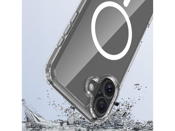 Armor MagCase iPhone 16:lle MagSafe läpinäkyvästi