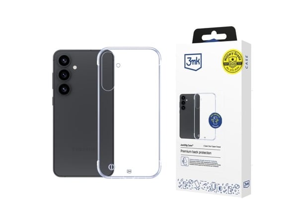 3MK Just20g clear case til Samsung Galaxy S25+ (etui) gjennomsiktig