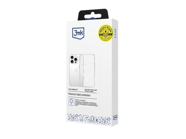 3MK Armor MagCase för iPhone 14 Pro MagSafe transparent