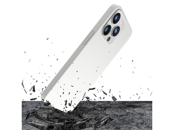 3mk Hardy Silikoni MagCase iPhone 14 Pro Maxille - valkoinen