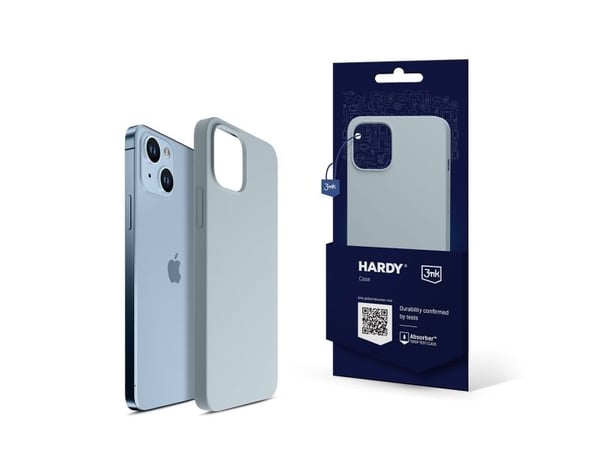 3Mk Blue 3 mm tykt, slitesterkt MagCase-etui i silikon for iPhone 14 Plus - Blå