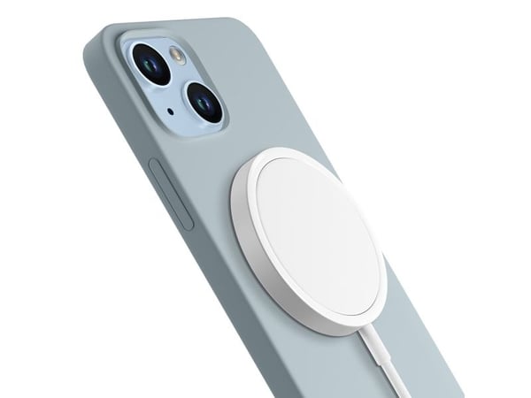 Kotelo 3Mk Sininen 3 mm paksu kestävä silikoni MagCase iPhone 14 Plus -puhelimelle - Sininen