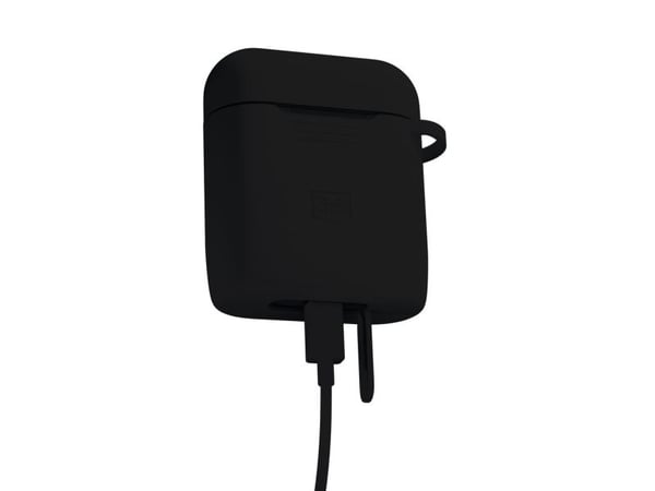 3mk etui til hodetelefoner AirPods - 3mk silikon AirPods-deksel - AirPods 2. gen. svart