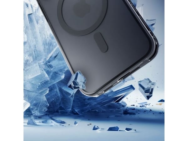 3MK Frosty MagCase, Etui, Apple, iPhone 15 Plus, 17 cm (6.7"), Sort, Gjennomsiktig