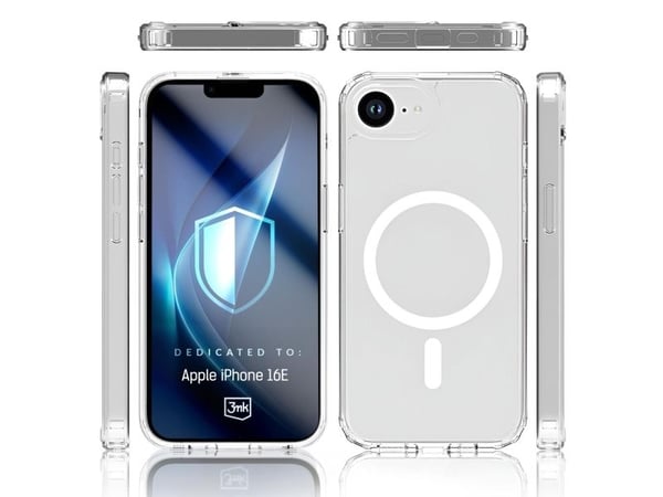 Armor MagCase for iPhone 16e Magsafe gjennomsiktig