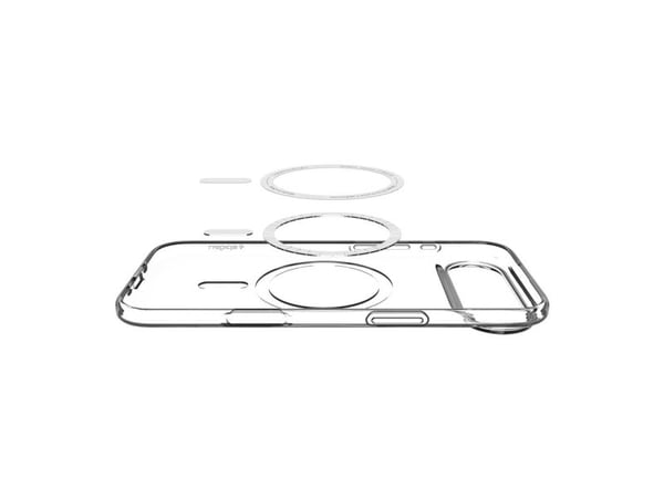 Spigen ACS10395, Etui, Apple, iPhone Air, 16,5 cm (6.5"), Gjennomsiktig, Hvit