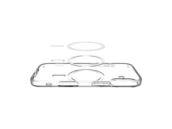 Spigen ACS10397, Mobilskal, Apple, iPhone 17, 16 cm (6.3"), Transparent, Vit