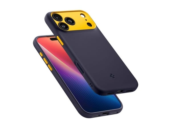 Spigen ACS10326, Etui, Apple, iPhone 17 Pro, 16 cm (6.3"), Blåbær, Marineblå