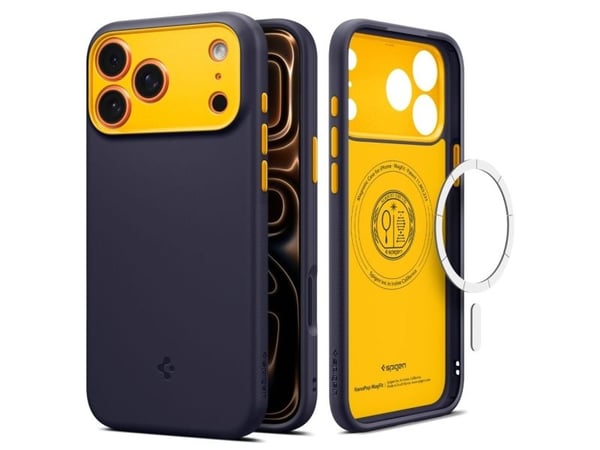 Spigen ACS10260, Etui, Apple, iPhone 17 Pro Max, 17,5 cm (6.9"), Blåbær, Marineblå