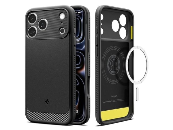 Spigen ACS10329, Etui, Apple, iPhone 17 Pro, 16 cm (6.3"), Svart