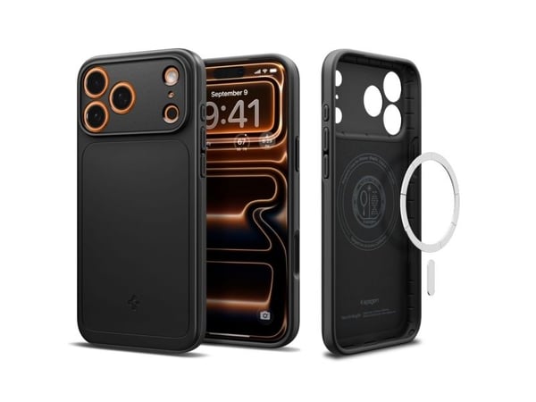 Spigen ACS10339, Mobilskal, Apple, iPhone 17, 16 cm (6.3"), Svart