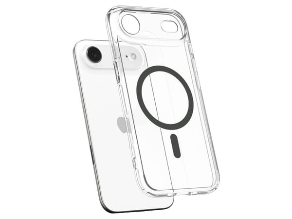 Spigen ACS10314, Mobilskal, Apple, iPhone Air, 16,5 cm (6.5"), grafit, Transparent