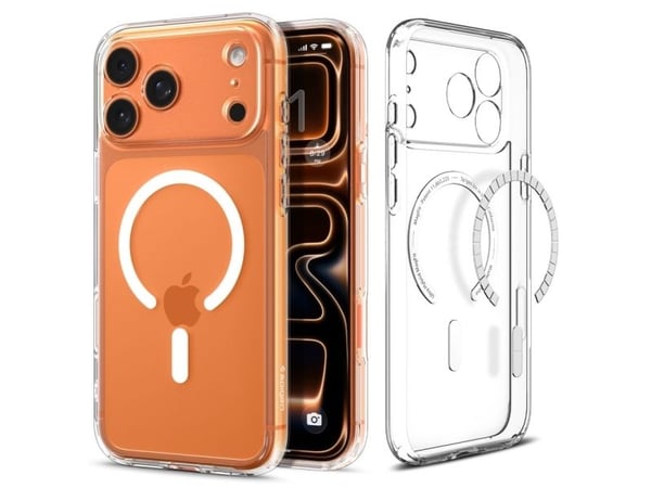 Spigen ACS10282, Mobilskal, Apple, iPhone 17 Pro Max, 17,5 cm (6.9"), Transparent, Vit