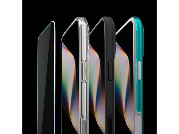 Spigen Glas.tR EZ Fit Pro HD, Apple, iPhone 17 Pro / iPhone 17 / iPhone 16 Pro, Støvresistent, Ripebestandig, Svart, 1 stykker