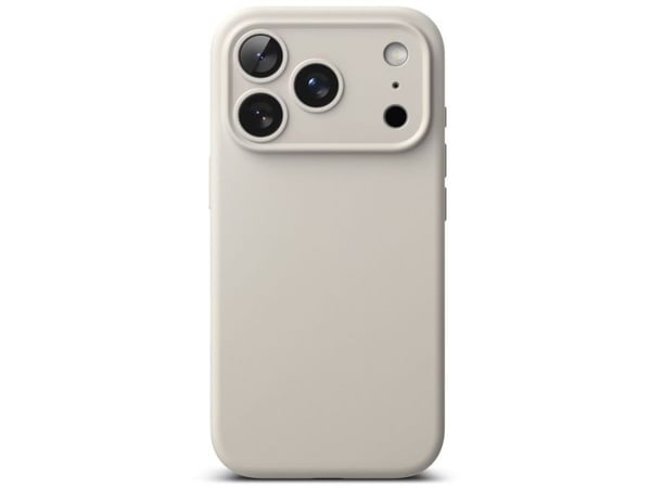 Ringke silikonglass magnetiskt MagSafe-skal till iPhone 17 Pro - beige