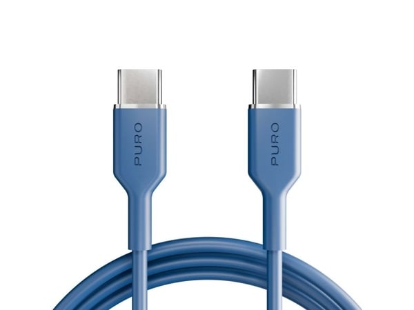 Puro ICON USB-C - USB-C 1,5m kaapeli - sininen