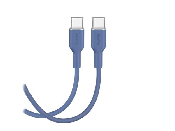Puro ICON USB-C - USB-C 1,5m kaapeli - sininen