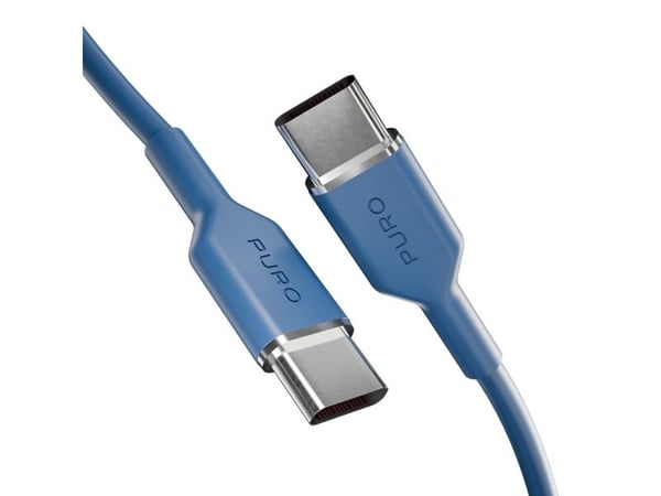Puro ICON USB-C - USB-C 1,5m kaapeli - sininen