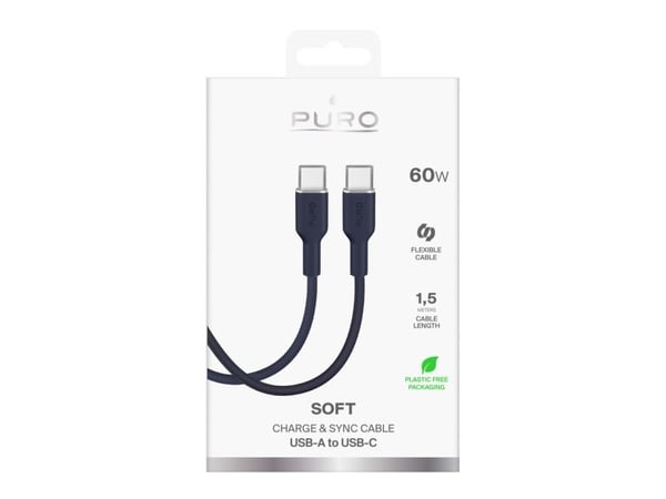SBS PUCCCICON15MTDKBL17, 1,5 m, USB C, USB C, Marineblå