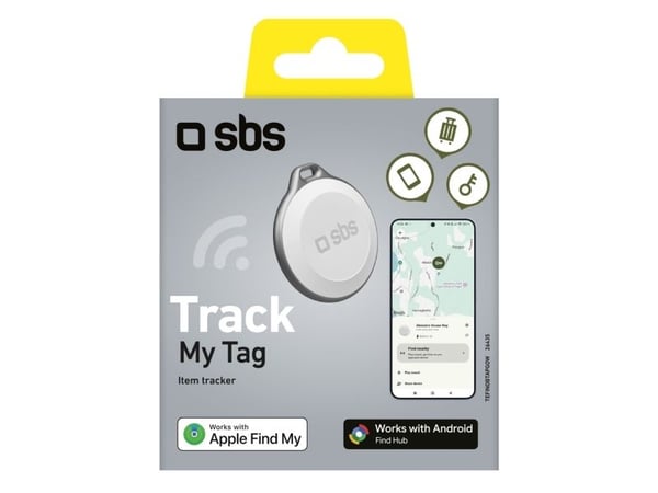 SBS TEFINDBTAPGOW, Universell, Søker, Hvit, Støvresistent, Vannbestandig, 50 m, 100 dB