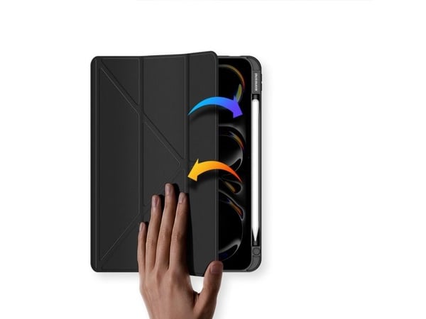 Dux Ducis MAGI-skal med plats för stylus till iPad Pro 11 (2024) - svart