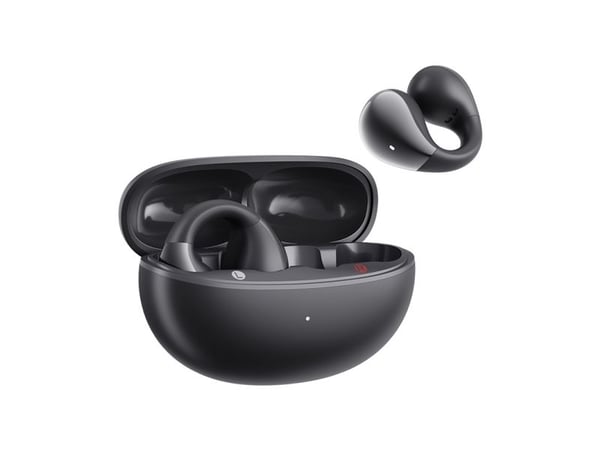 OWS QCY Crossky C30 øretelefoner med klips IPX4 Bluetooth 5.4 - sort