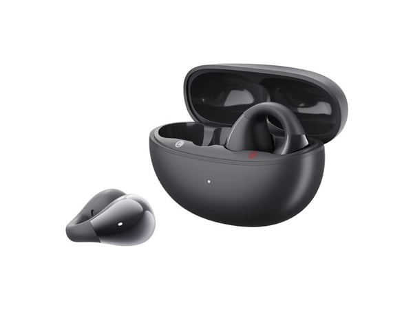 OWS QCY Crossky C30 øretelefoner med klips IPX4 Bluetooth 5.4 - sort