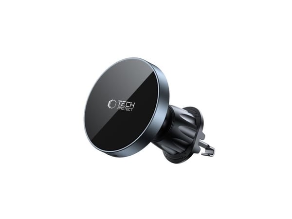 Tech-Protect bilholder til dashbord/vindusfelt/ventilrist med 15W lader + 2 magnetplater Tech-Protect MM15W-V5 Magnetic MagSafe Dashboard & Vent Ca...