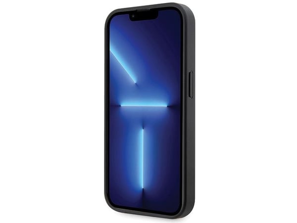 BMW grepstativ hot stamp iPhone 14 Pro-etu - svart
