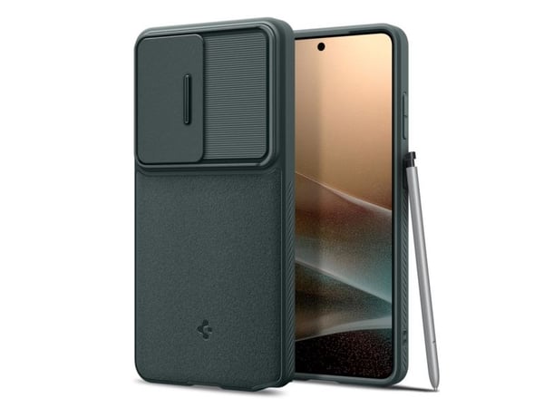 Spigen skal Optik Armor för Samsung Galaxy S26 Ultra - grön