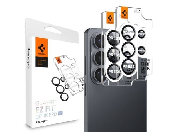 Spigen Oslona till Spigen Glas.Tr Ez Fit Optik Pro HD 2-pack för Samsung Galaxy S26 Ultra – svart