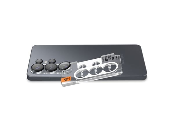 Spigen Glas.Tr Ez Fit Optik Pro HD kameradeksel 2-pk til Samsung Galaxy S26 Ultra - sort
