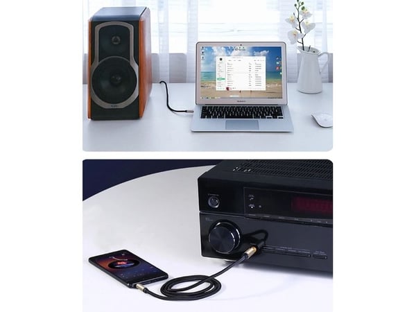 UGREEN AV127 kaapeli jää 3.5mm - 6.35mm TRS 5m