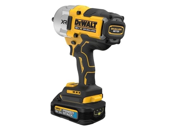 akkukäyttöinen iskuväännin 1/2", 1626 Nm, kumipäällysteinen 18V Li-lon 2x5.0Ah POWERSTACK DeWalt [DCF961H2G-QW]