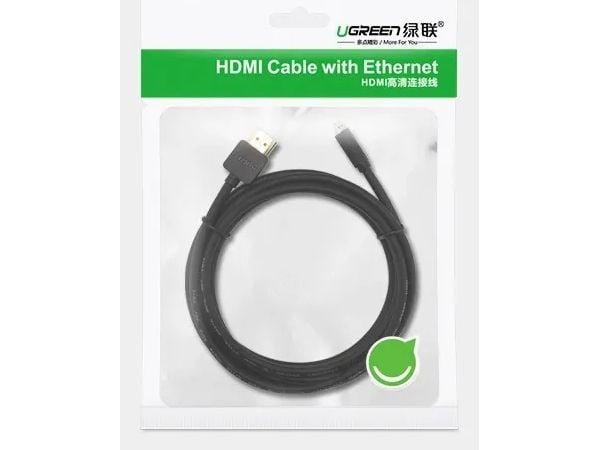 UGREEN HD127 micro HDMI - HDMI 4K 3D 1m kaapeli (musta)