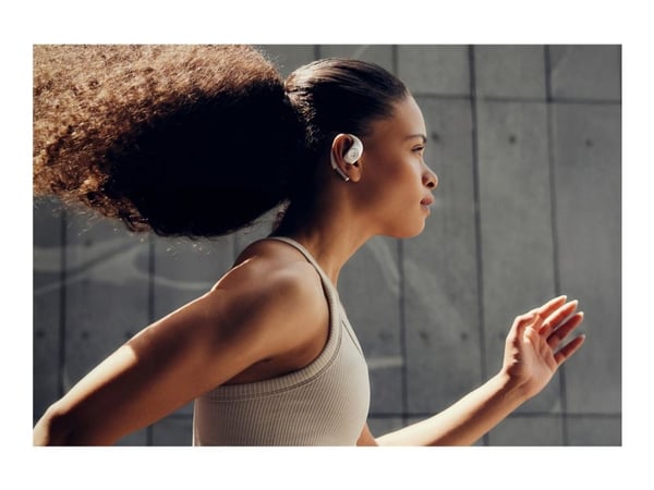beyerdynamic Amiron 200 - True wireless-hörlurar med mikrofon - på örat - Bluetooth - vit
